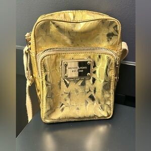 Michael Kors Gold Crossbody Bag